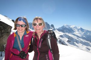 My first ski tour - other than skinning up the piste - on my birthday with Eliza